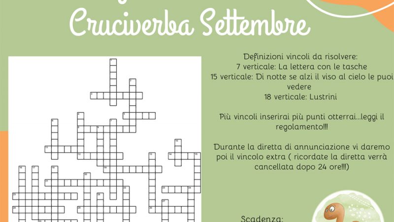 Challenge: CruciMurrillo Settembre