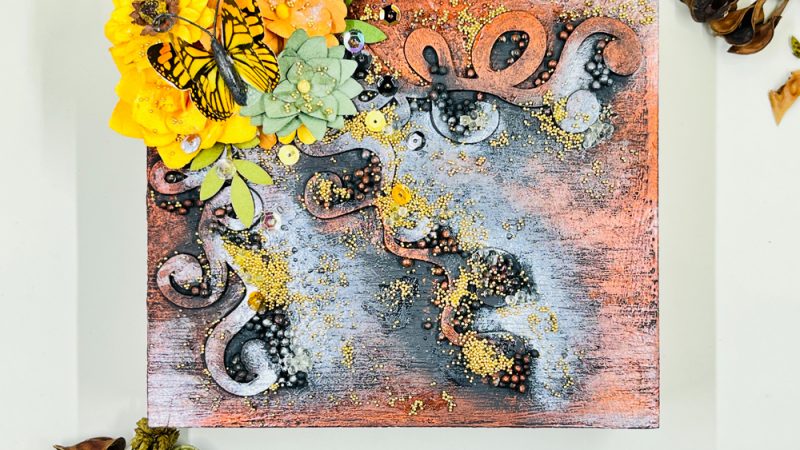 DT Challenge Dicembre – Mixed Media