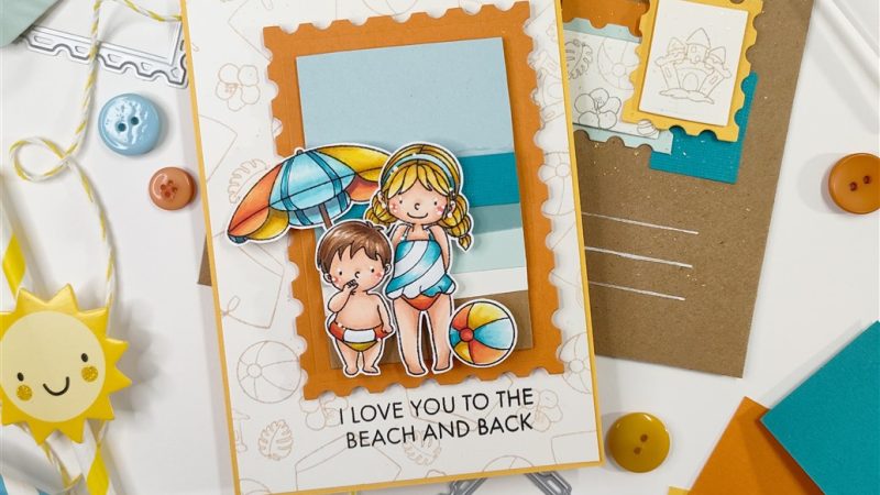 Card “I Love You to the Beach and Back”