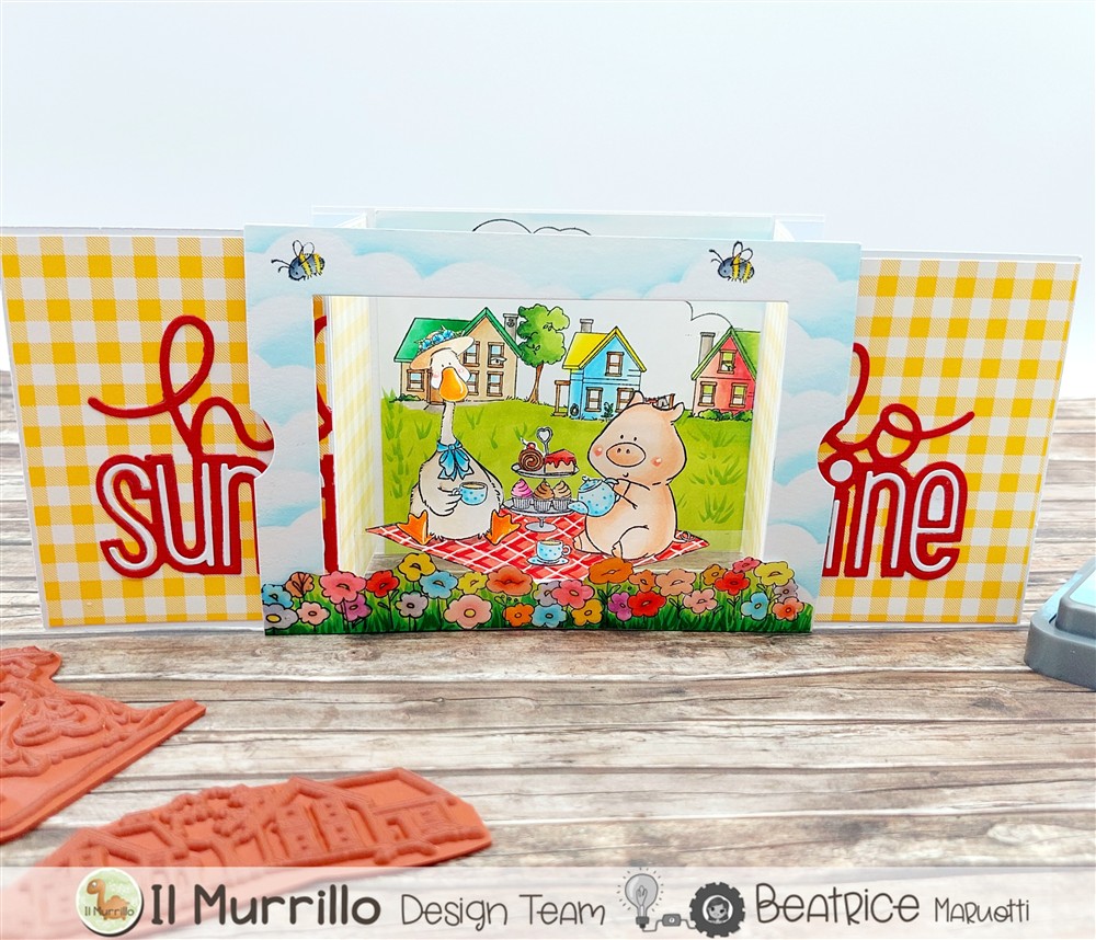 Theater box card: una finestra sul cortile