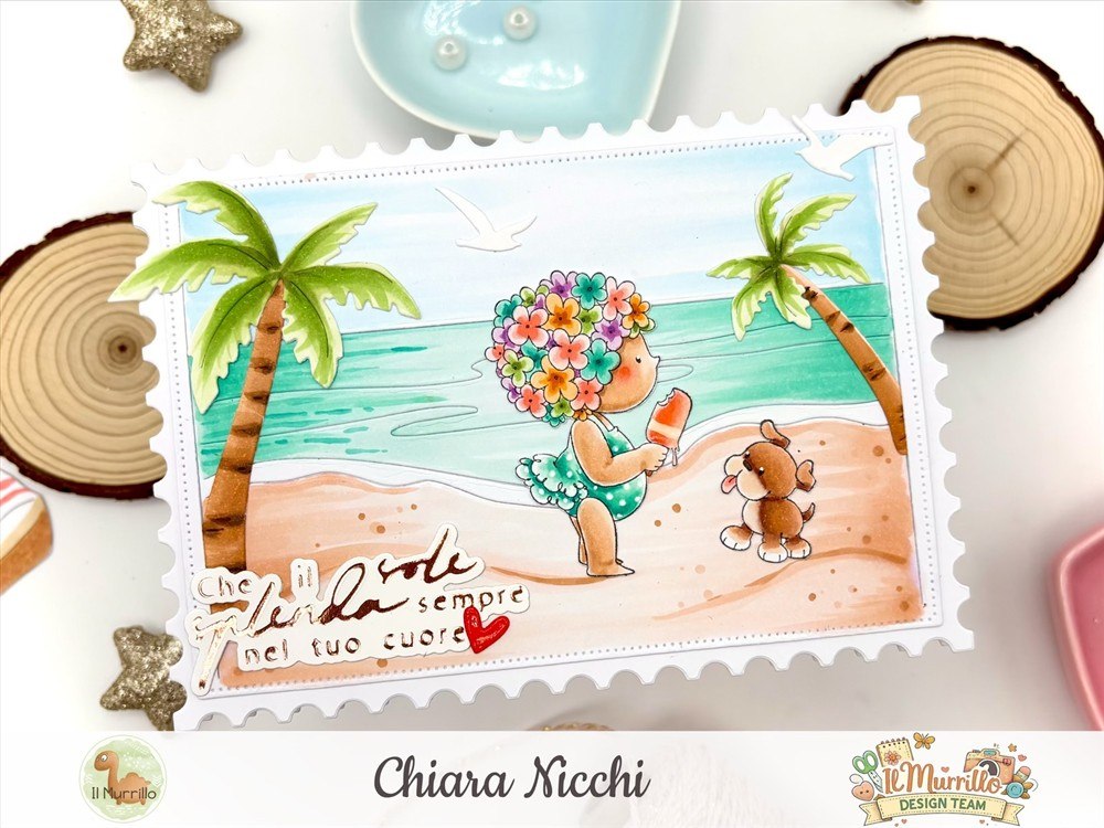 Gelato sulla spiaggia