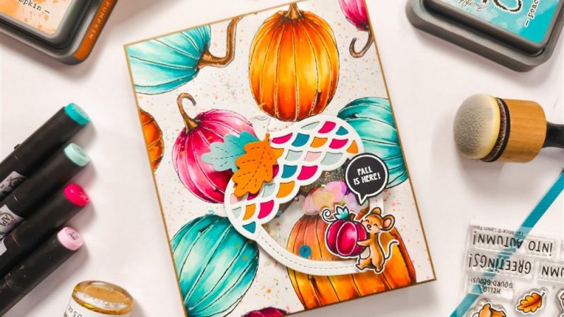 Card Magnetica con Lawn Fawn